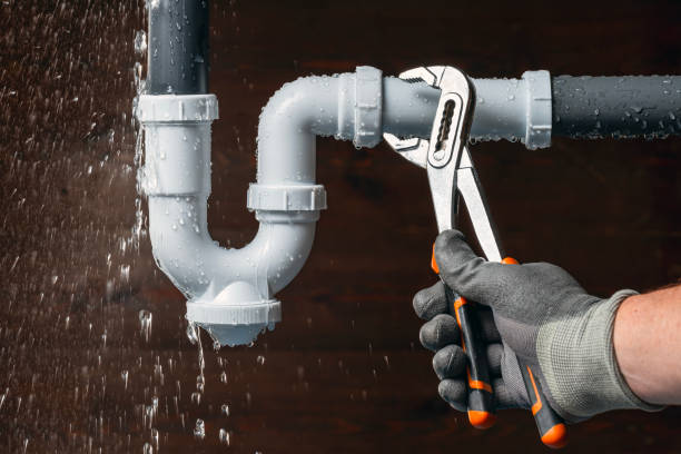 Professional Plumbing technician working in Bergheim, TX